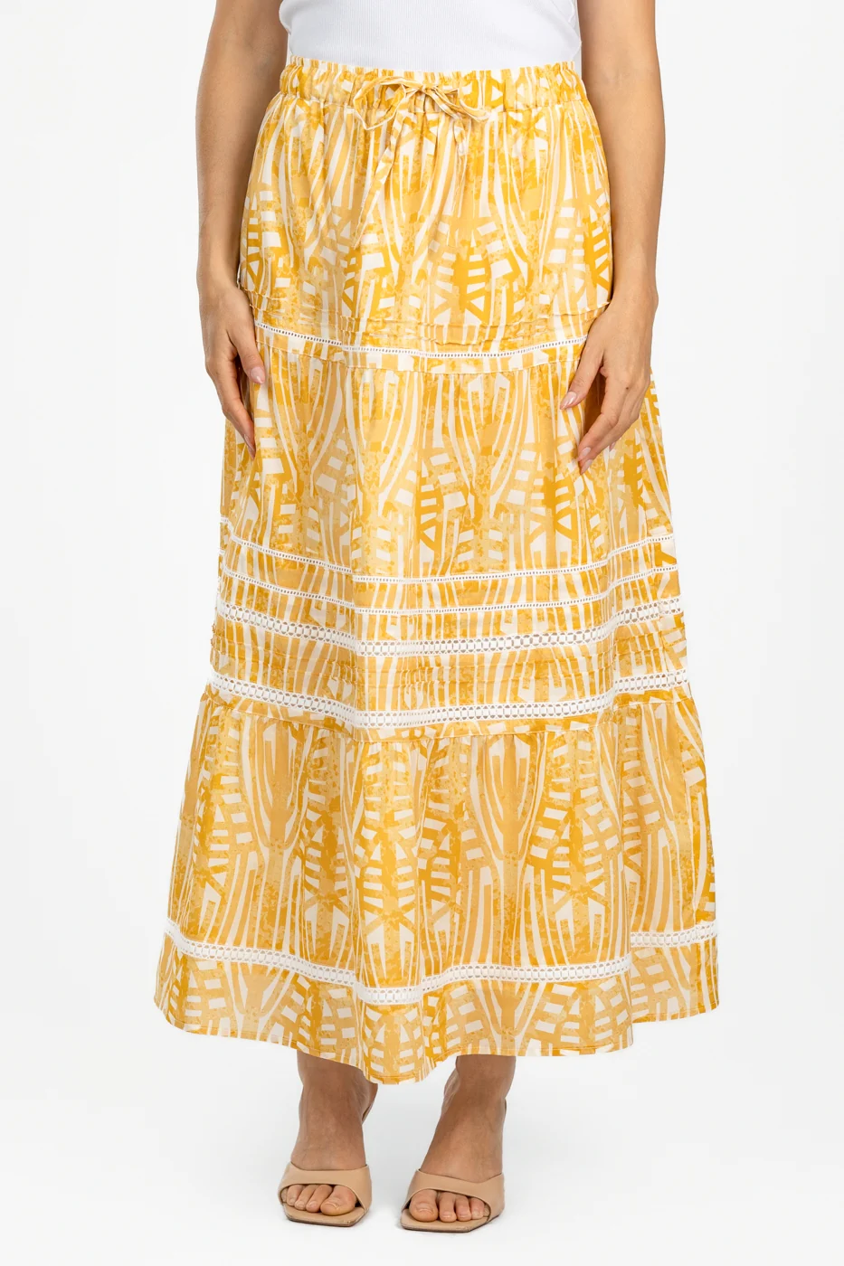 Aztec Yellow Noe Skirt
