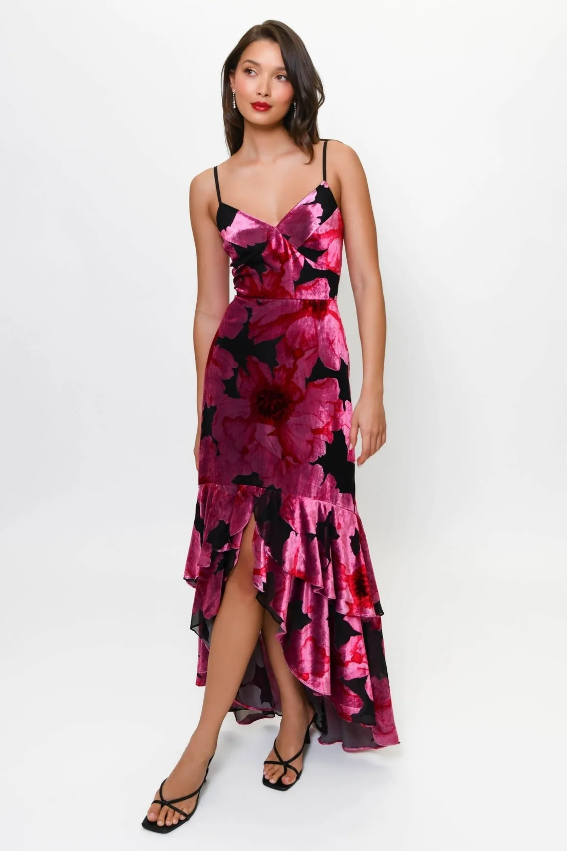 Black And Pink Royce Dress