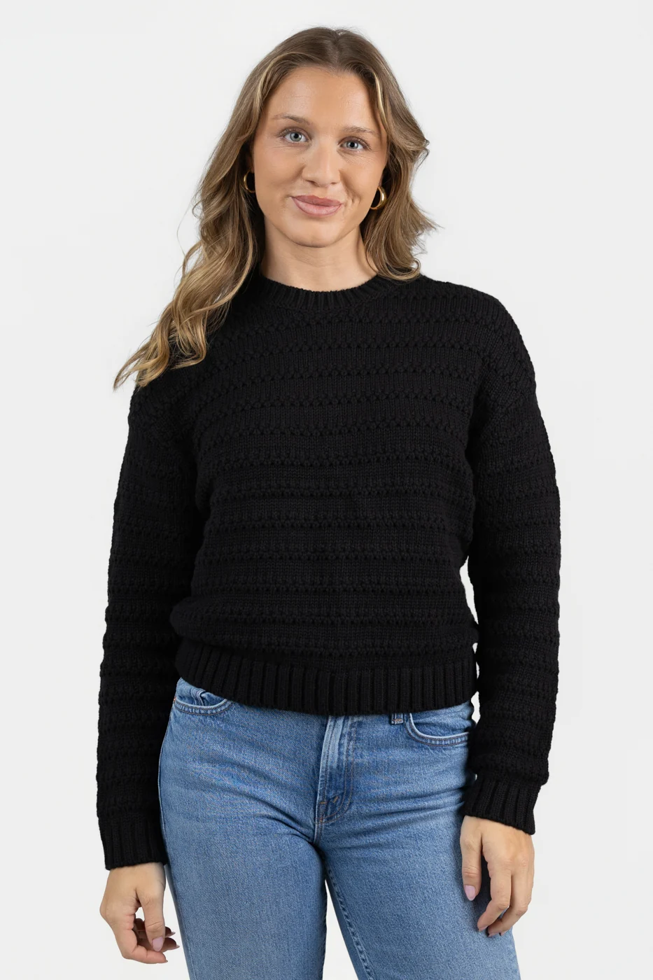 Black Whitfield Pullover