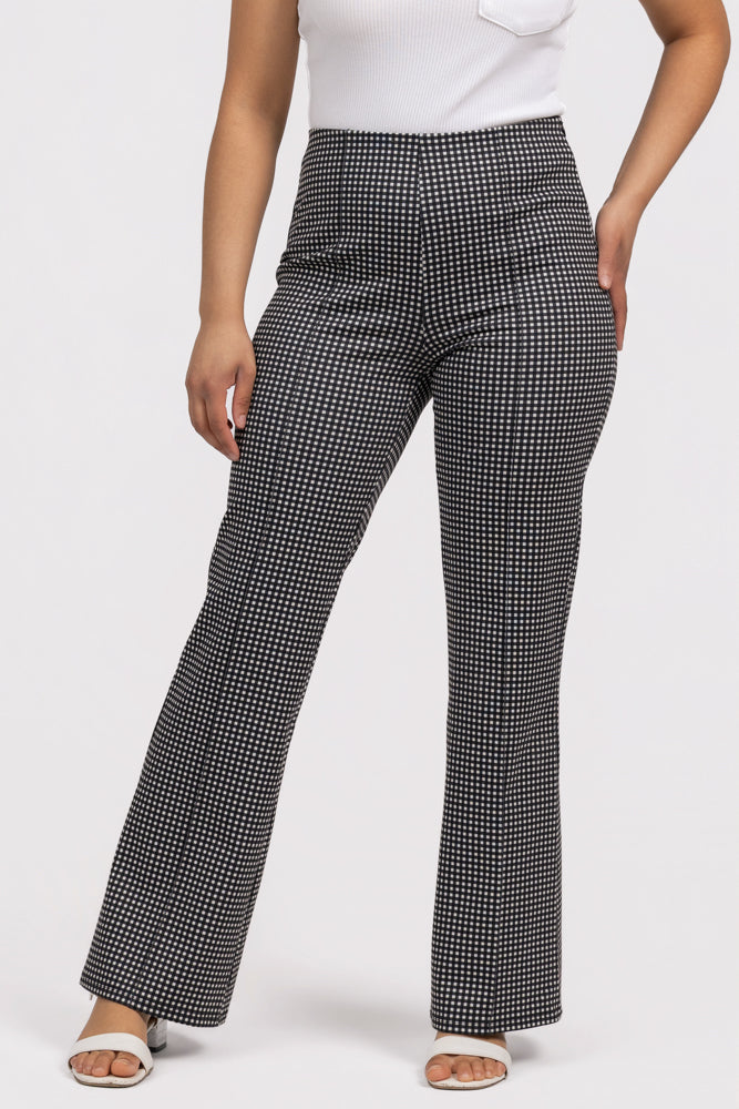 Black Gingham Auray Pant