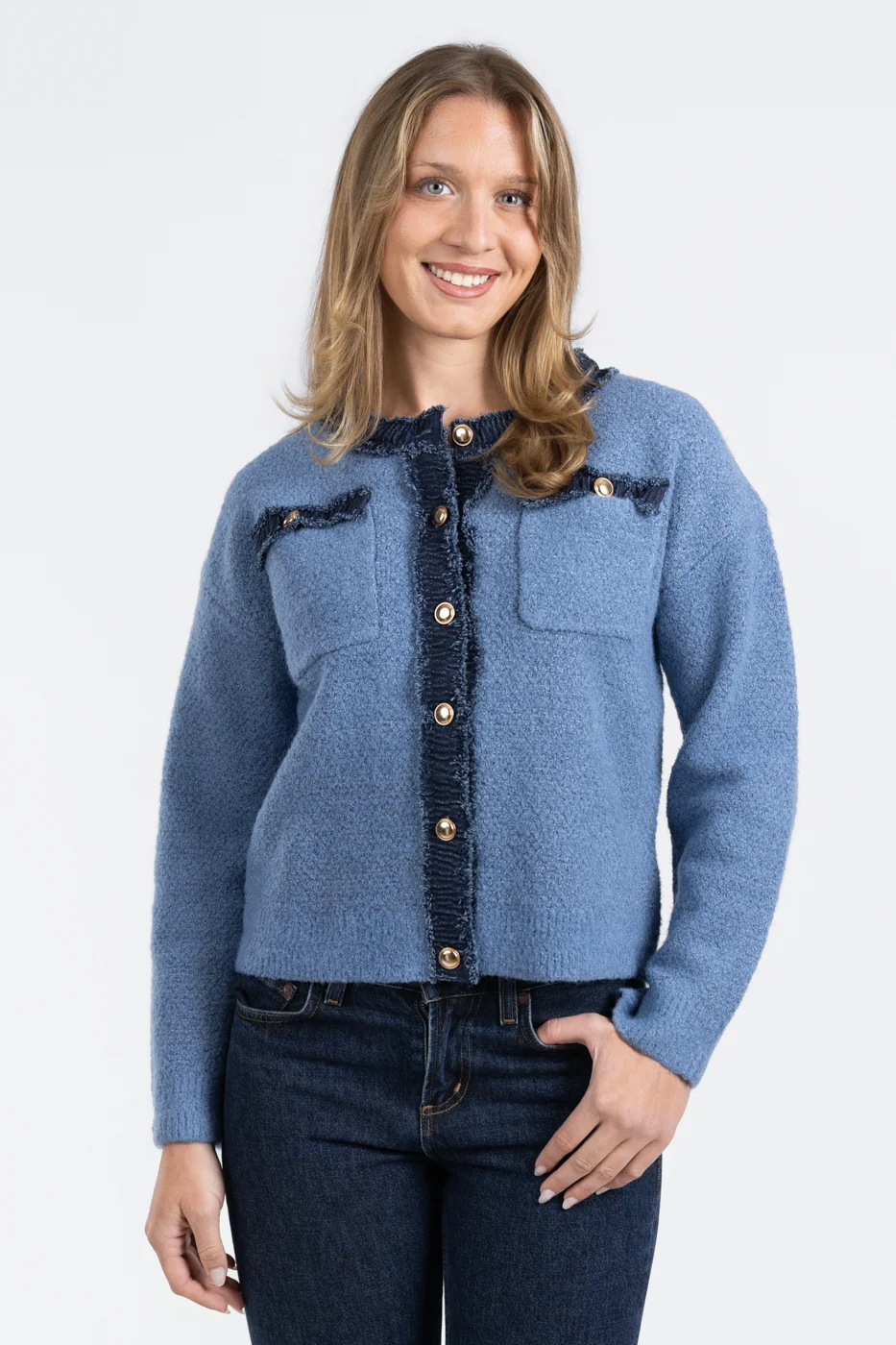 Blue Cardigan