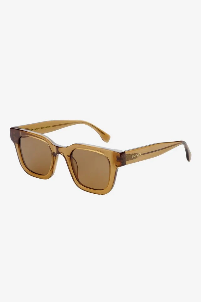 Brown Atlas Rectangular Sunglasses