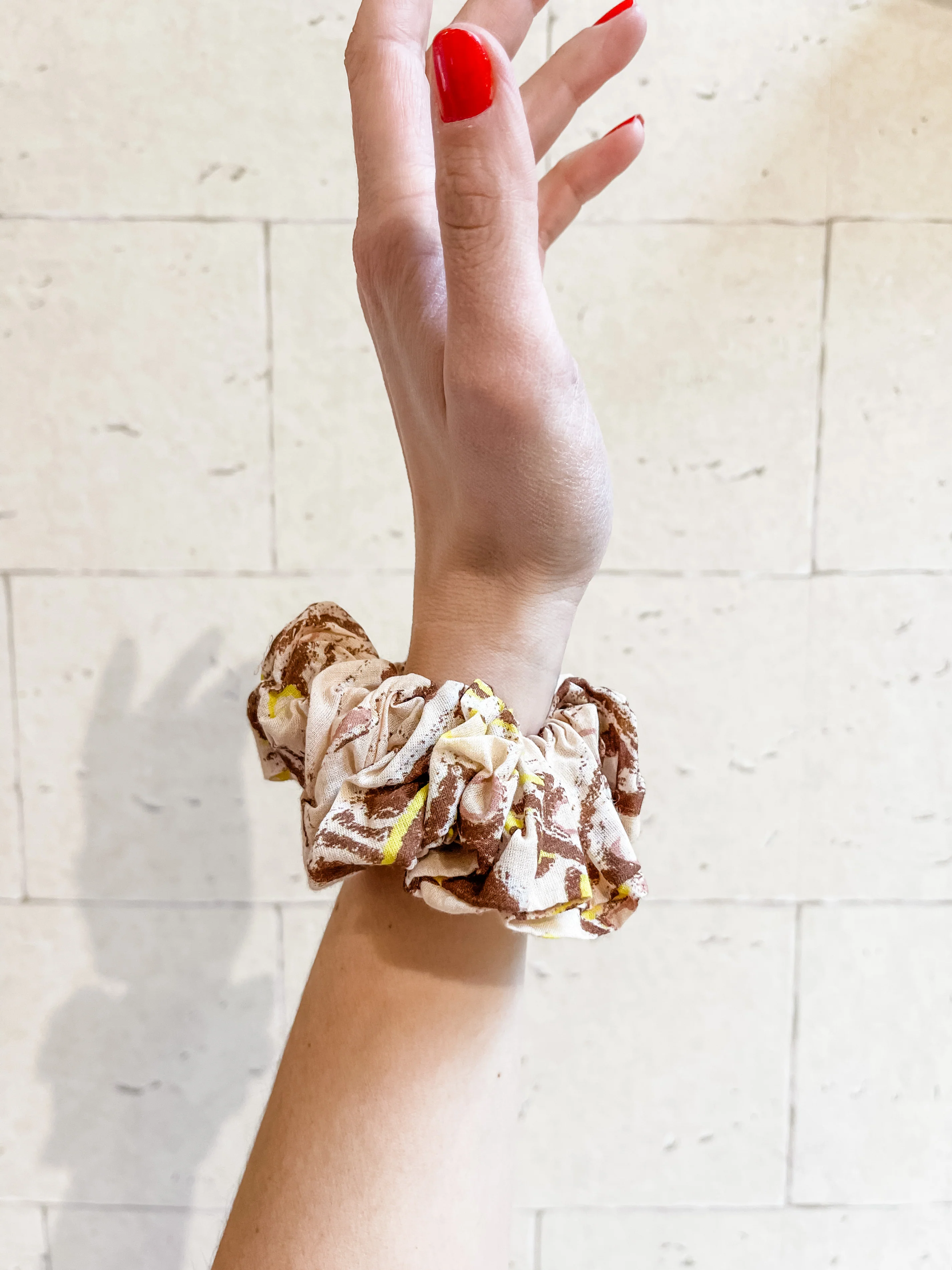 Carmel Boho Scrunchie