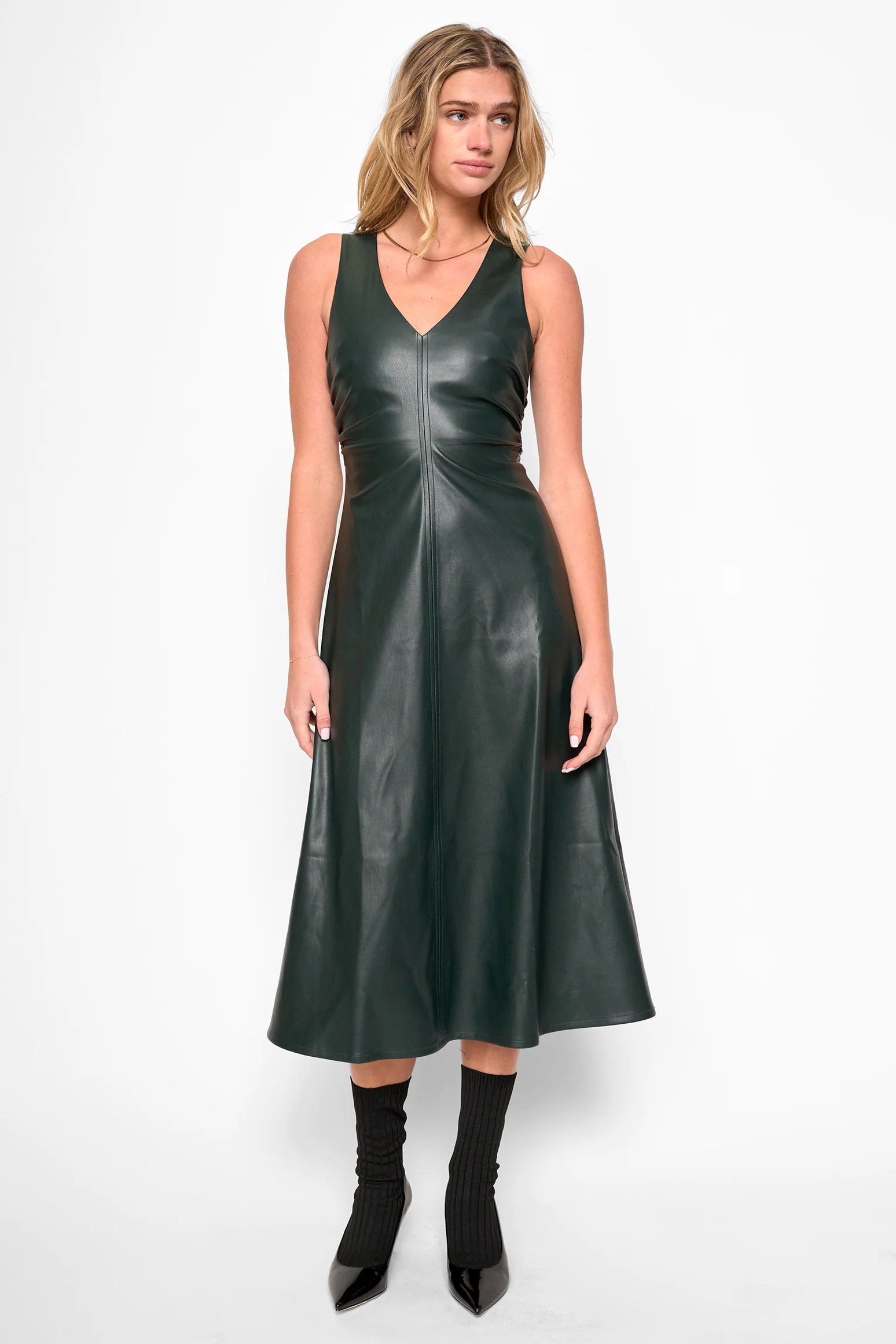 Dark Green Celeste Dress