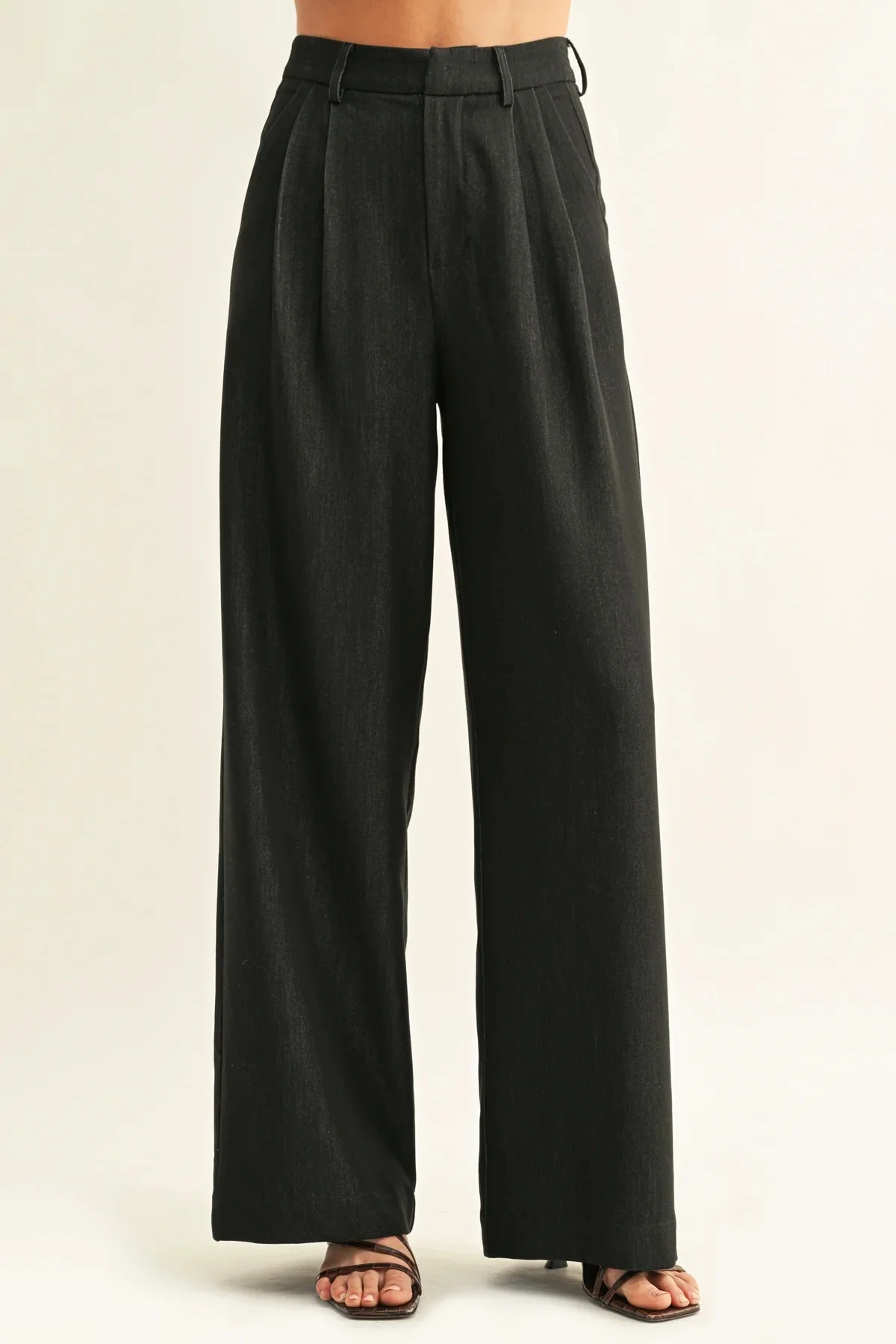 Charcoal Chambray Miley Pant