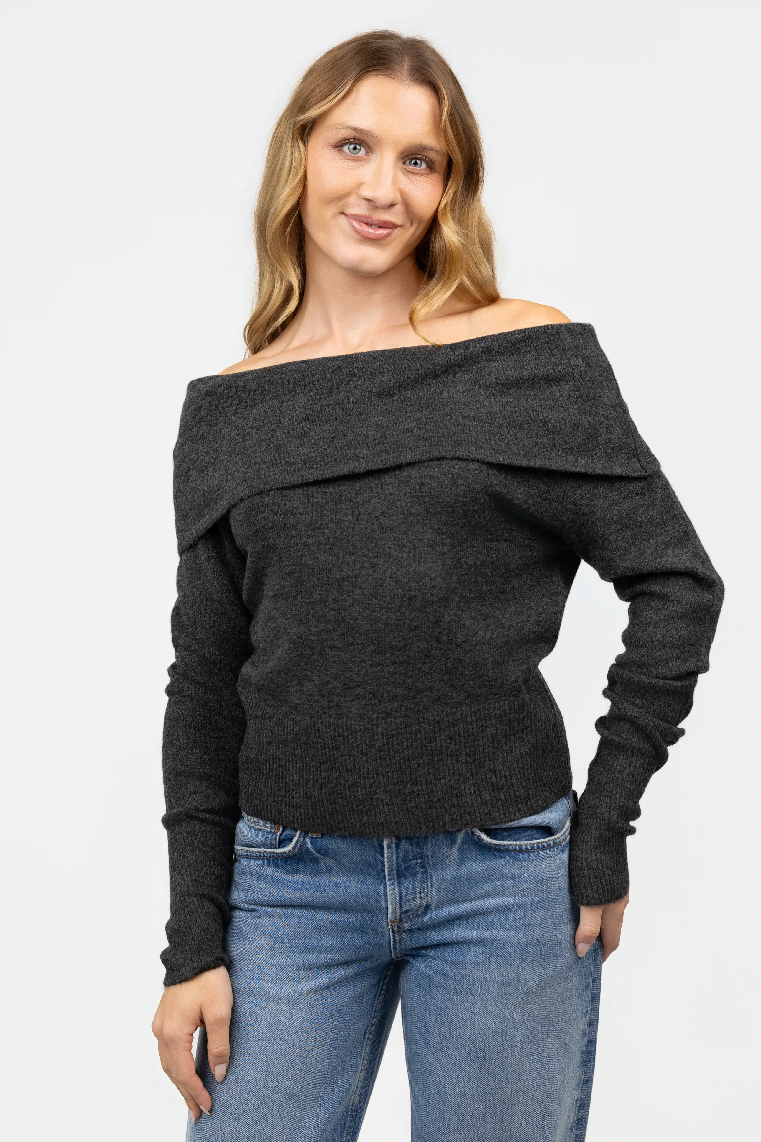 Charcoal Monique Sweater