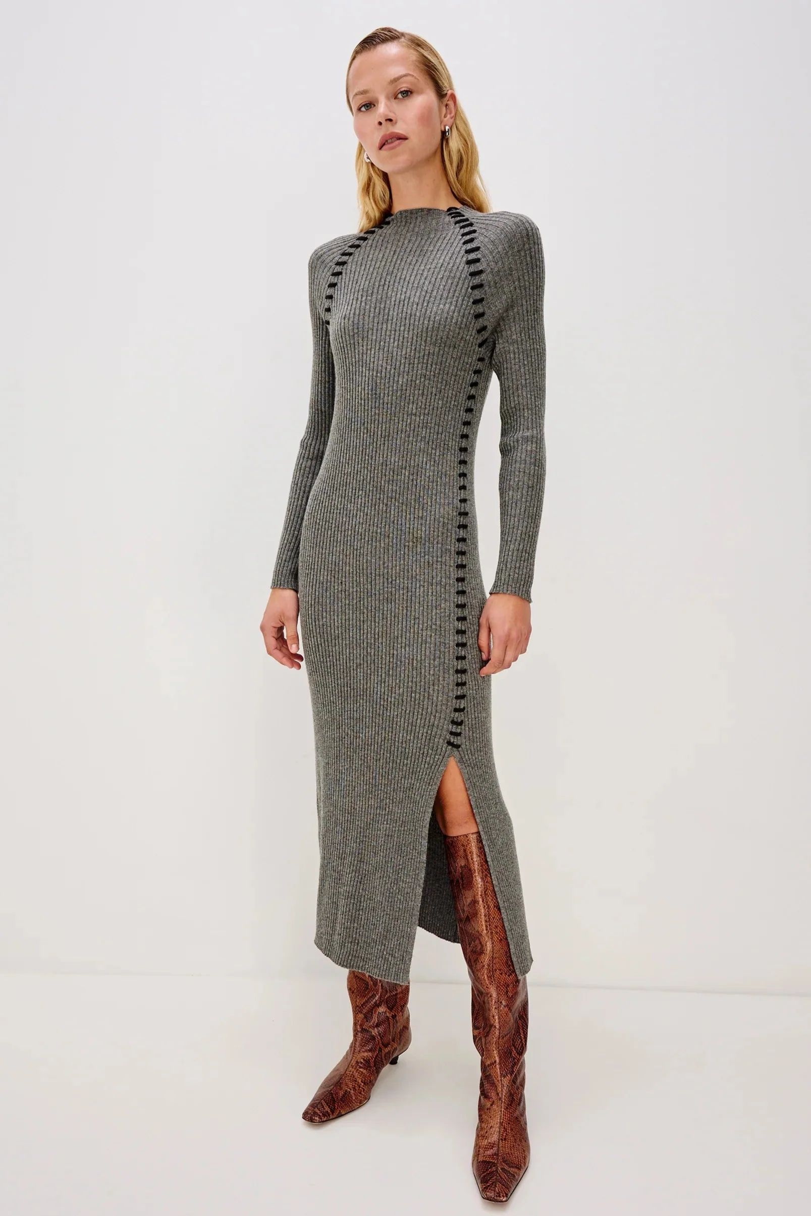 Charcoal Imara Dress