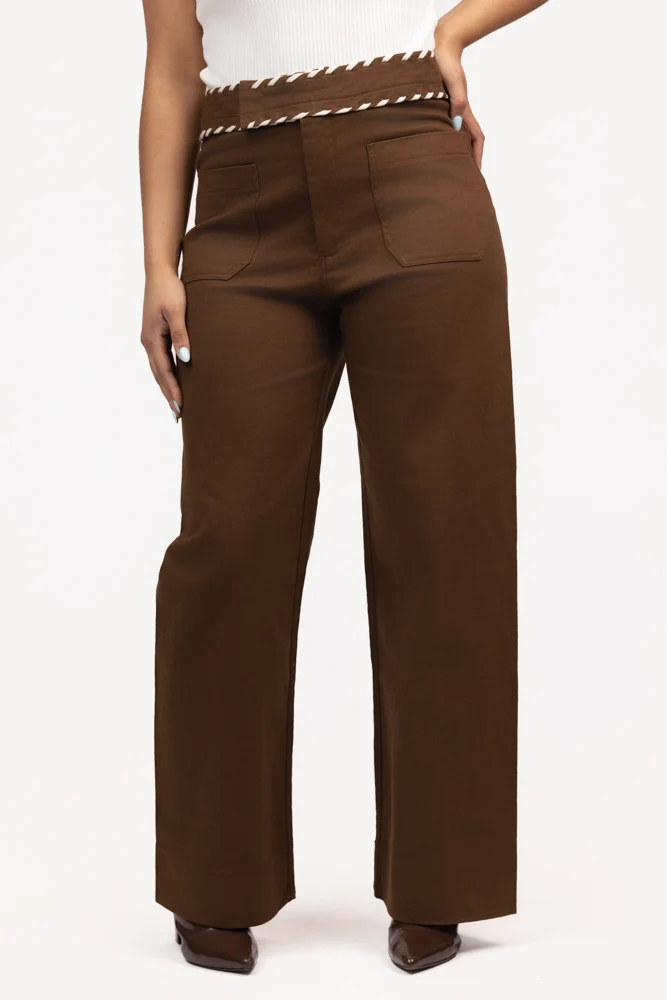 Chestnut Wide Leg Pant