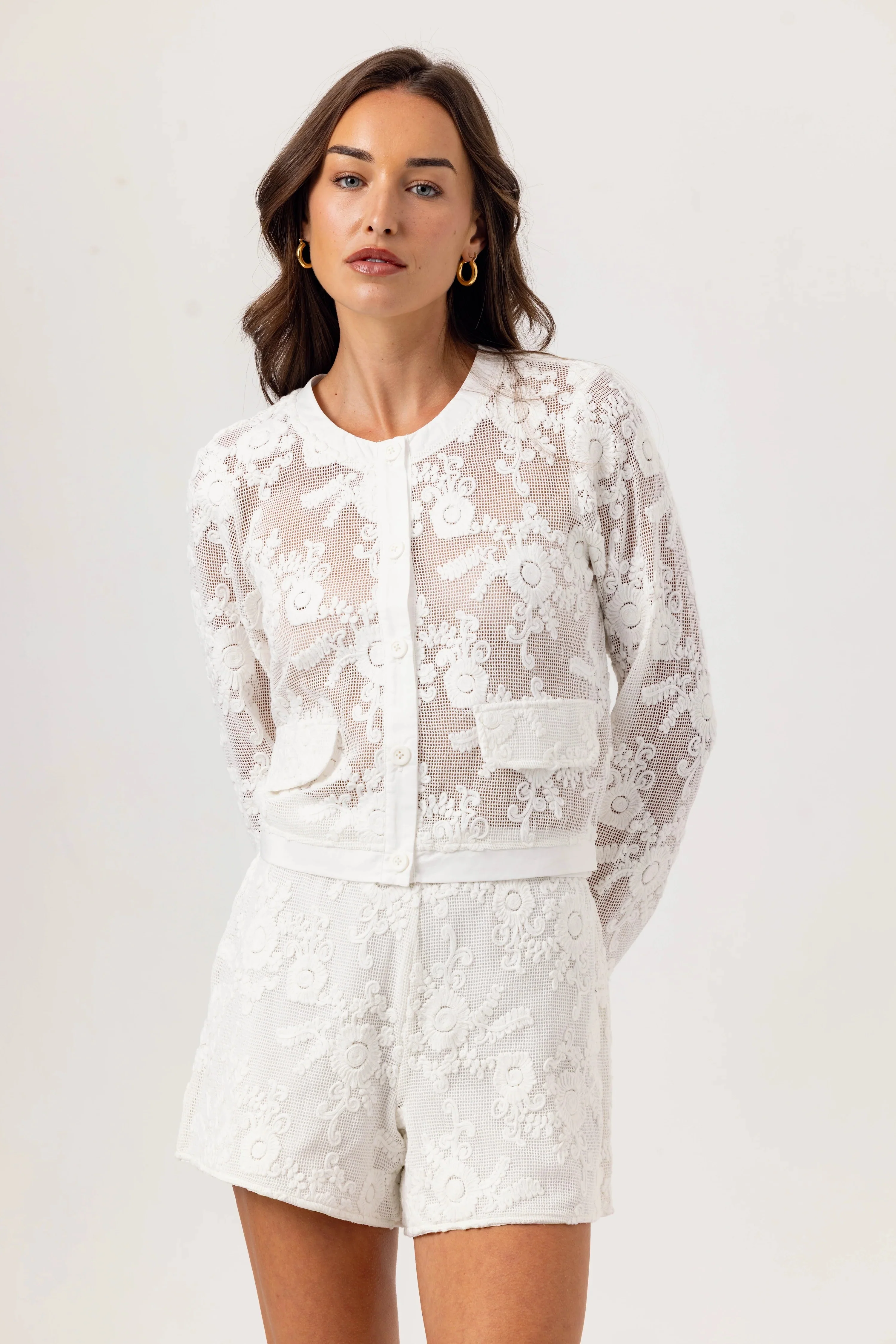 Coconut Milk Isabel Cardigan