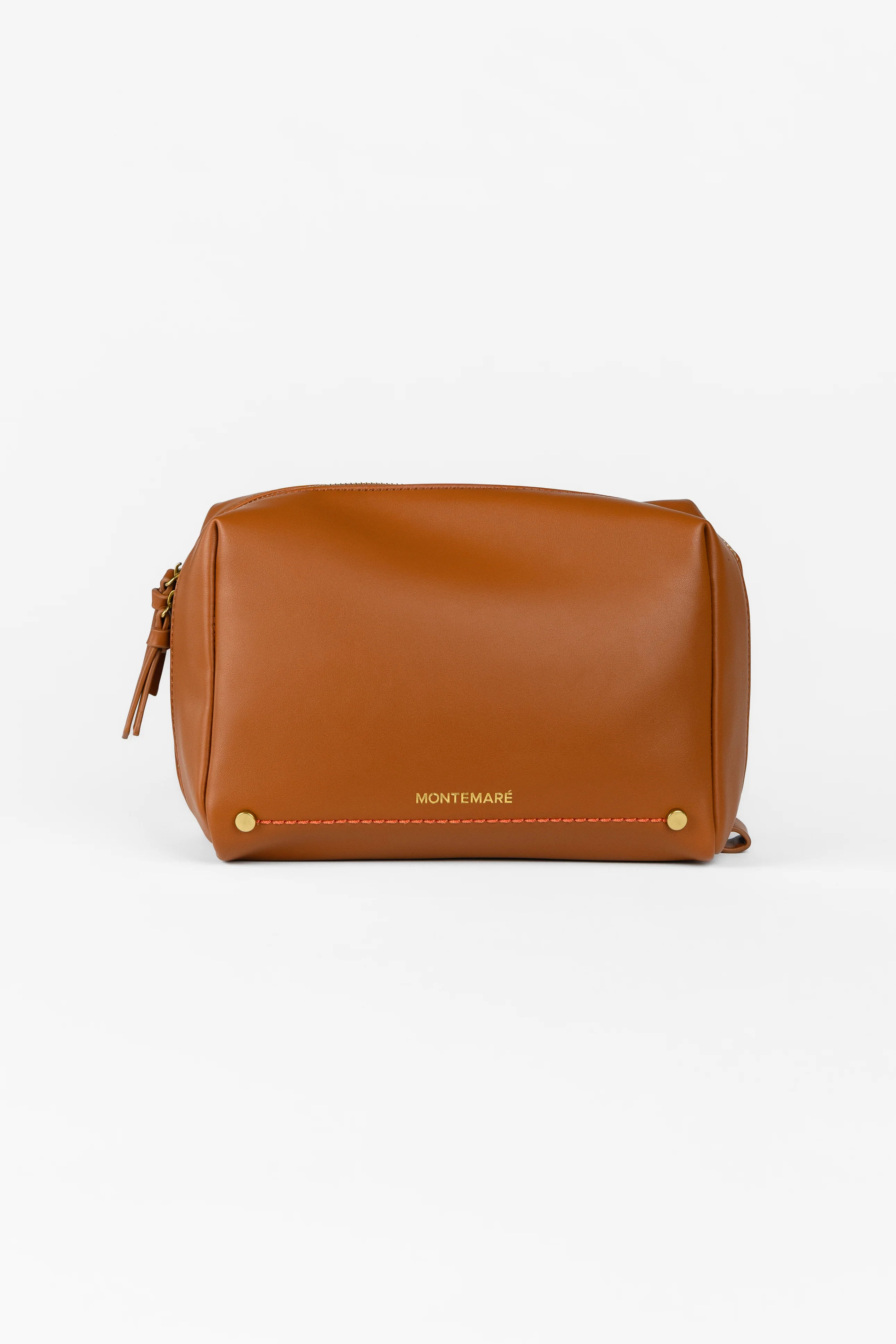 Cognac Standing Toiletry Case
