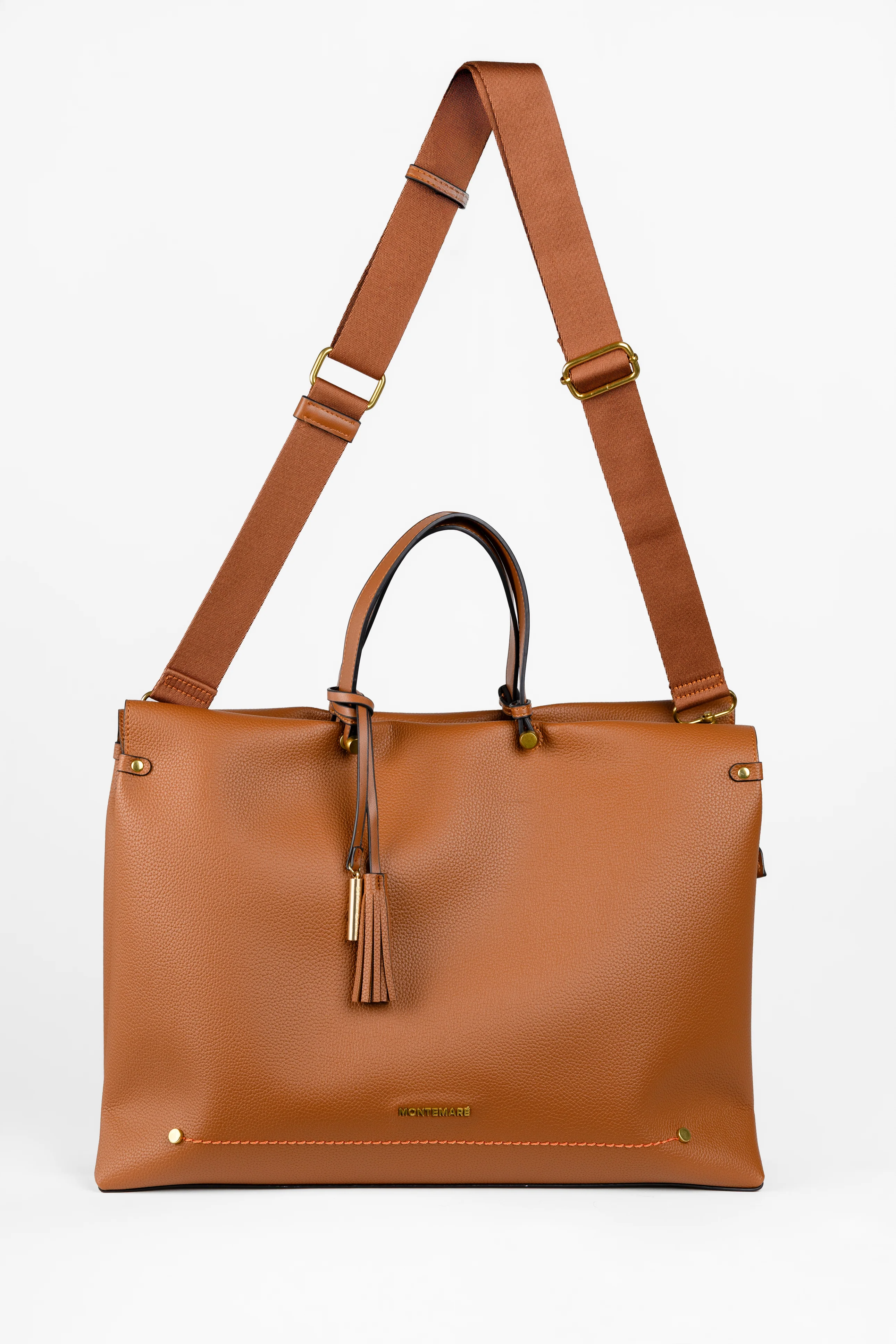 Cognac Vienna Carry-On Tote