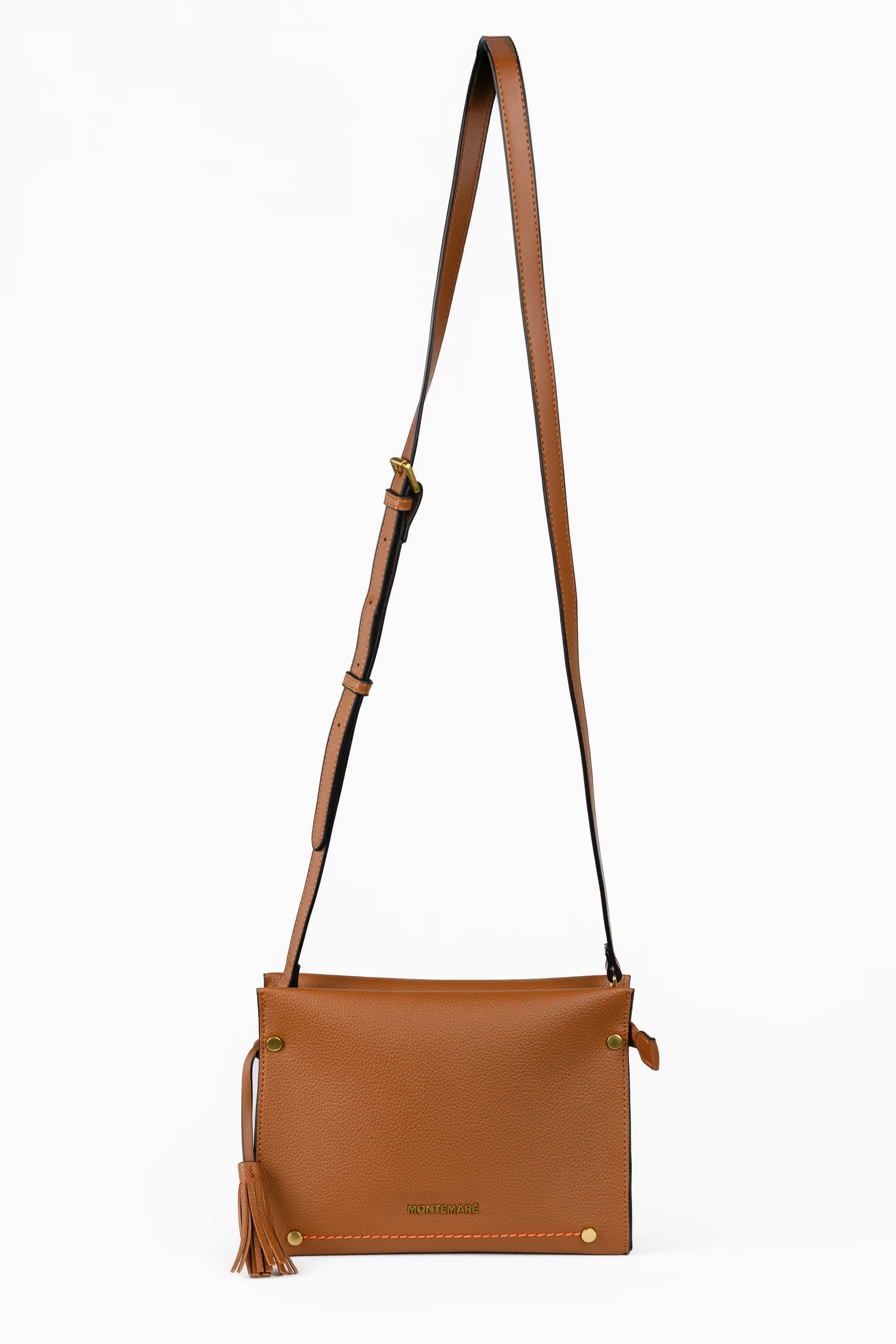 Cognac Vienna Crossbody Bag