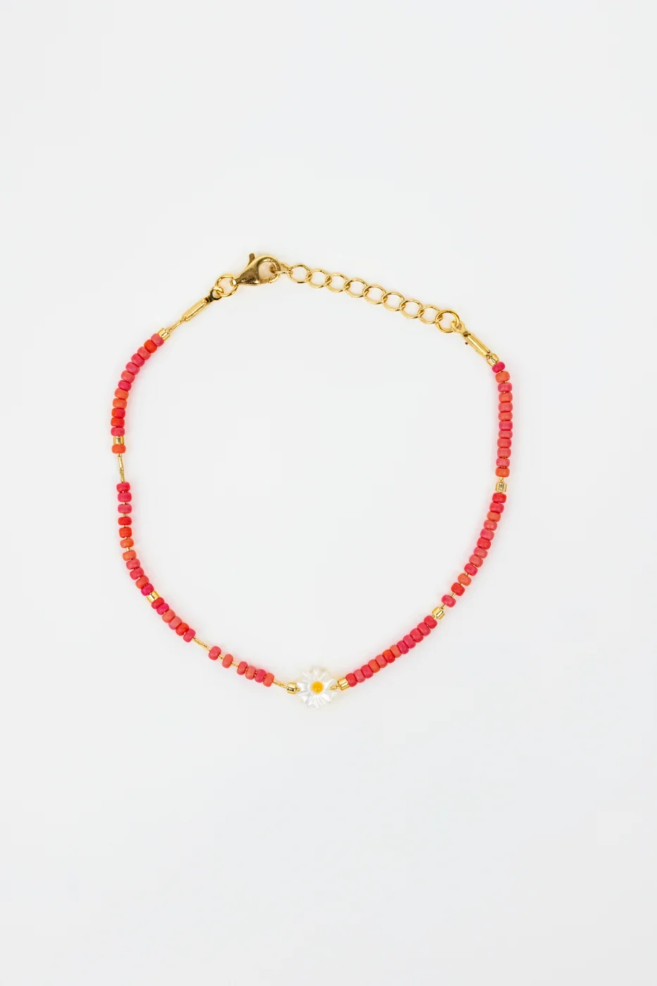 Daisy And Coral Japanese Bracelet