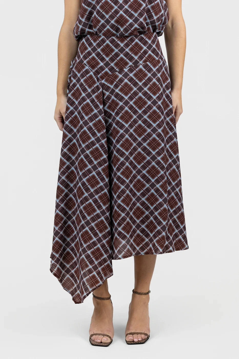 Dark Cherry Rhodes Skirt