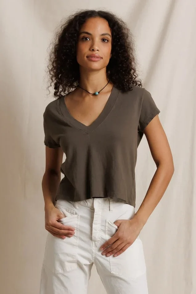 Dark Olive Alanis Tee