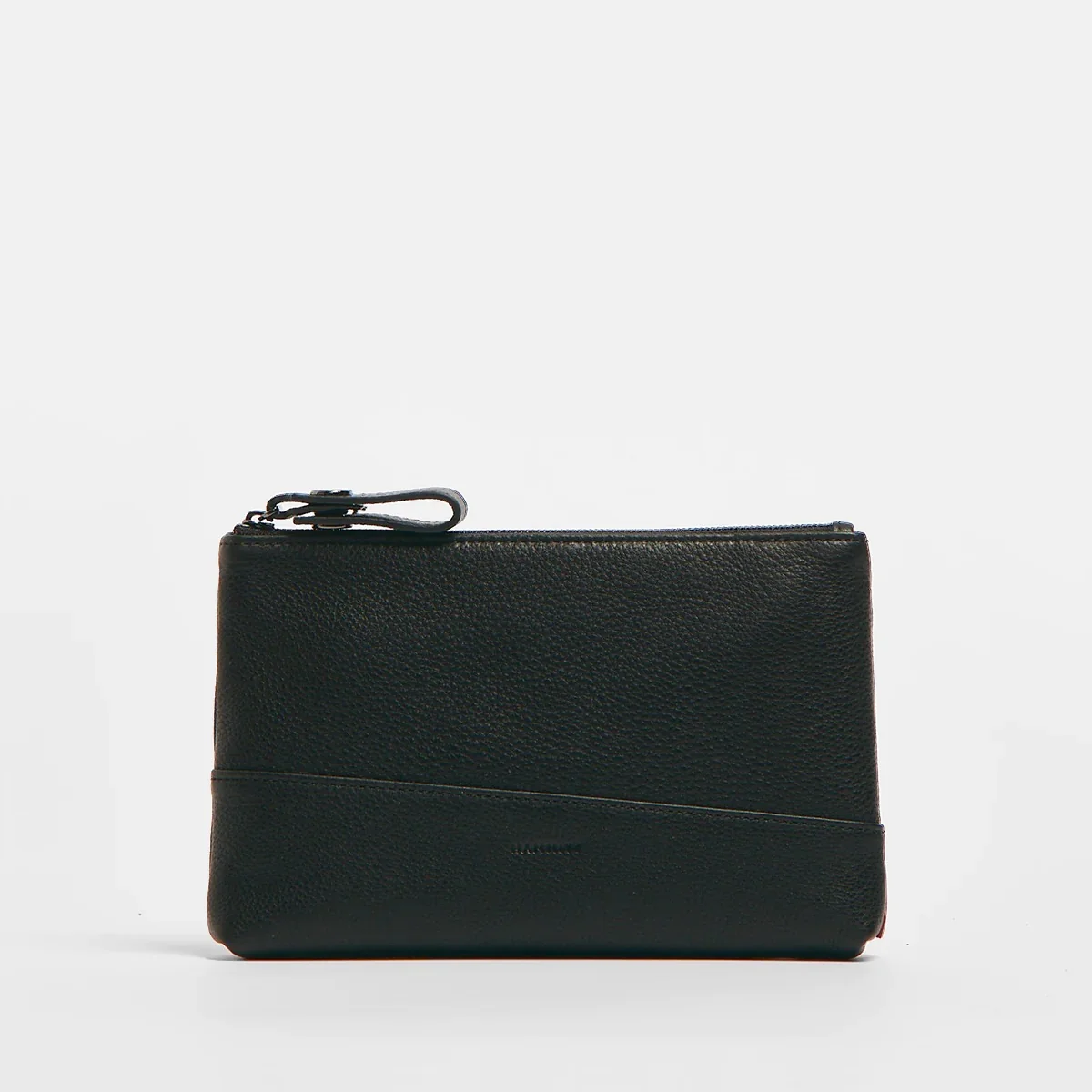 Felix Large Black Wristlet