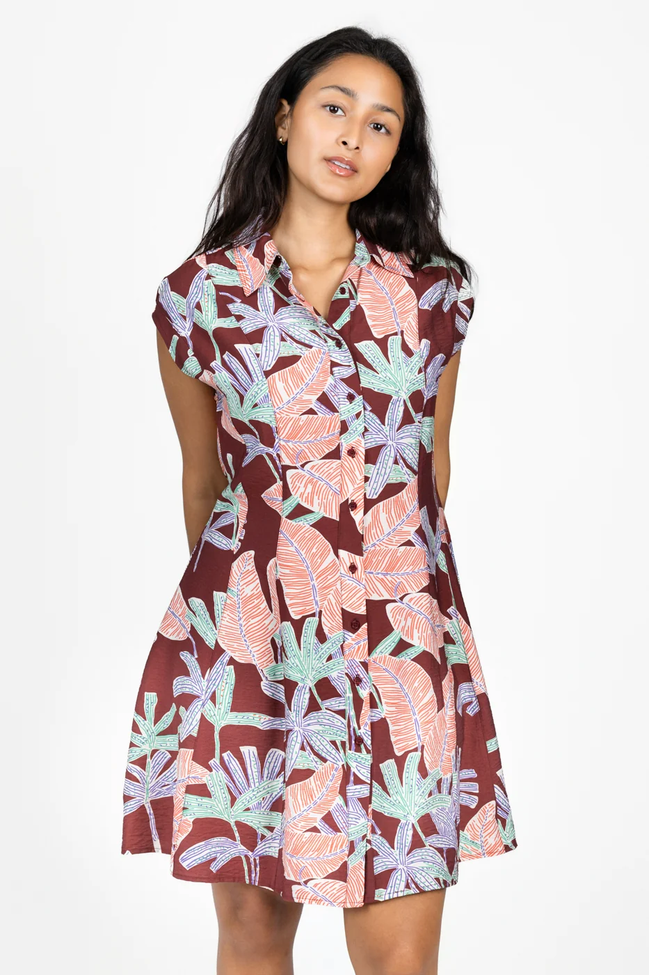 Floral Print Mini Dress