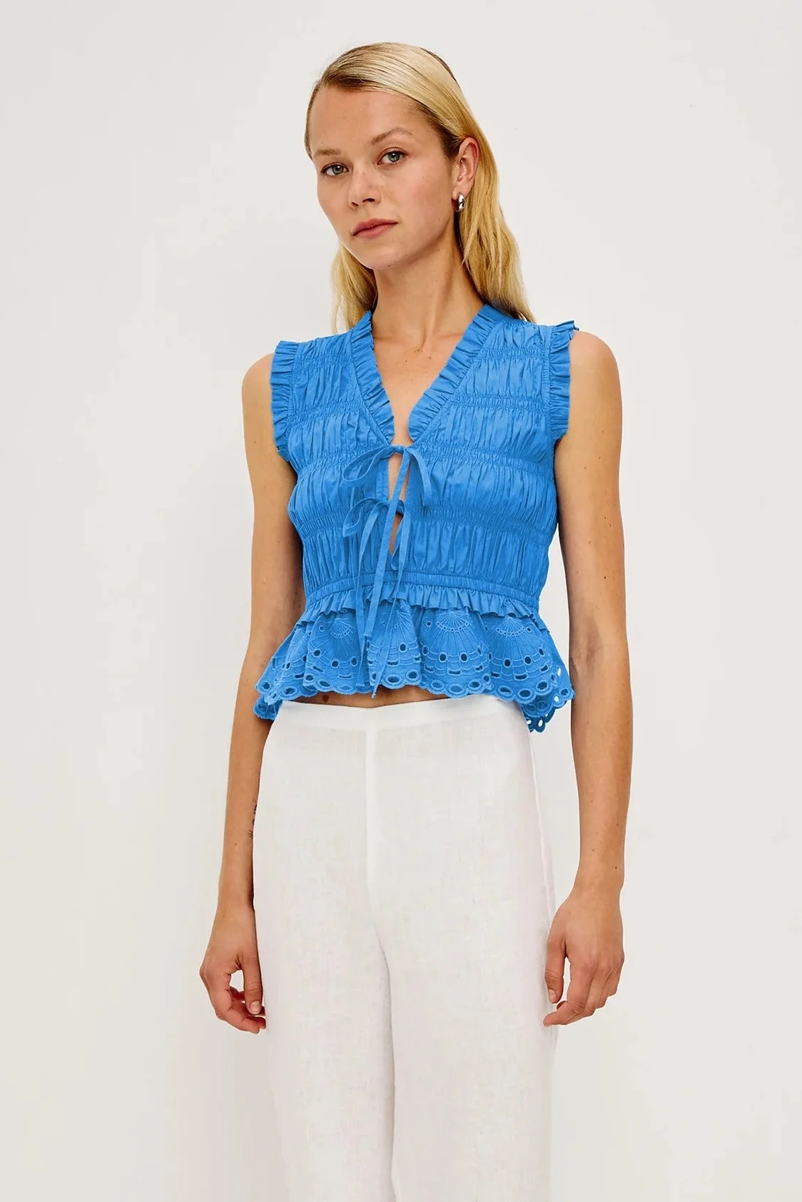 Harbor Blue Martine Top