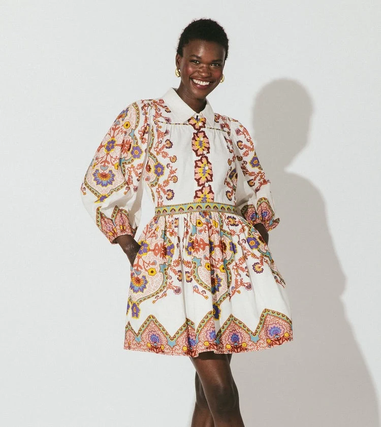 Lagos Print Leigh Mini Dress