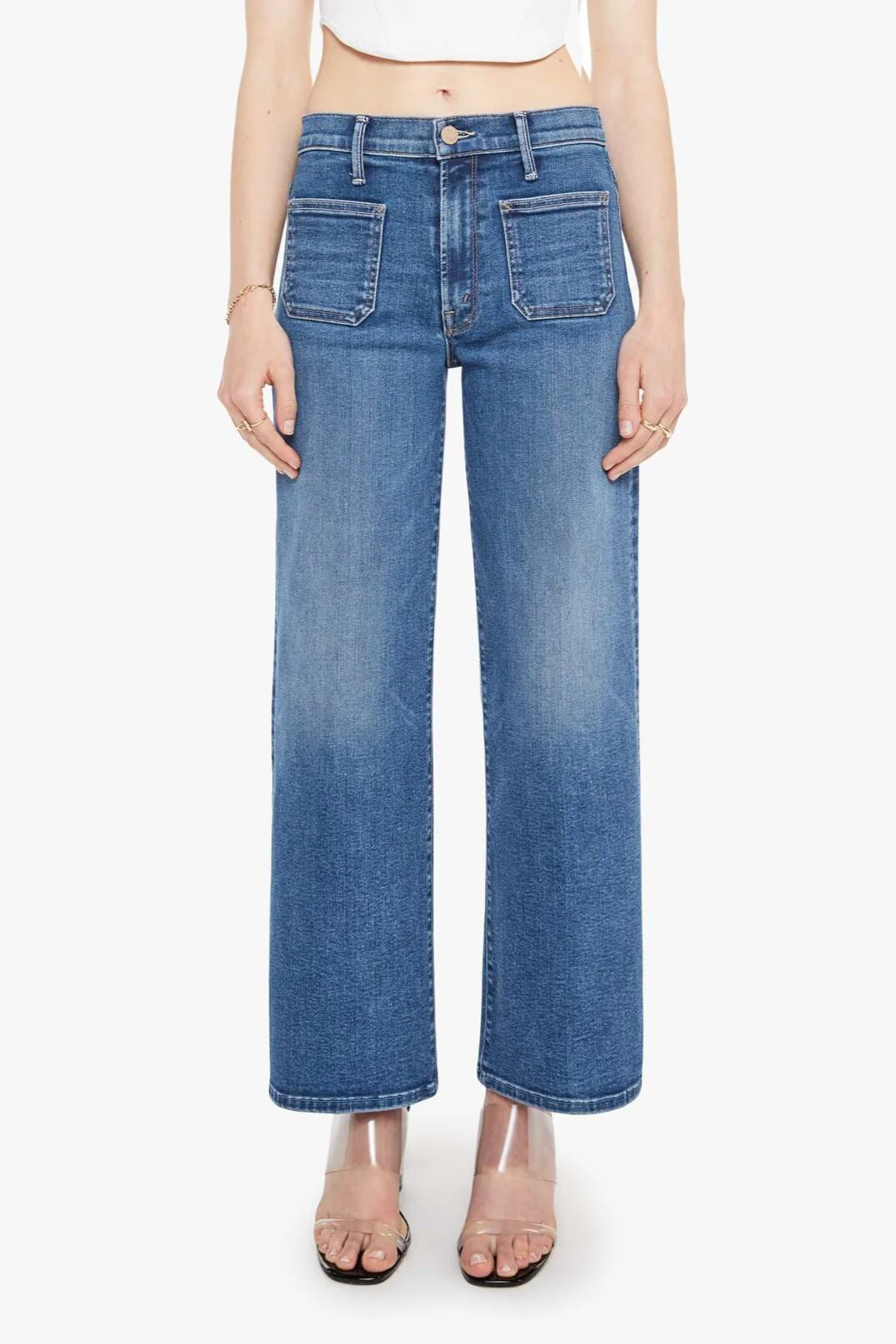 Lets Split Mid Rise Ankle Maven Jean
