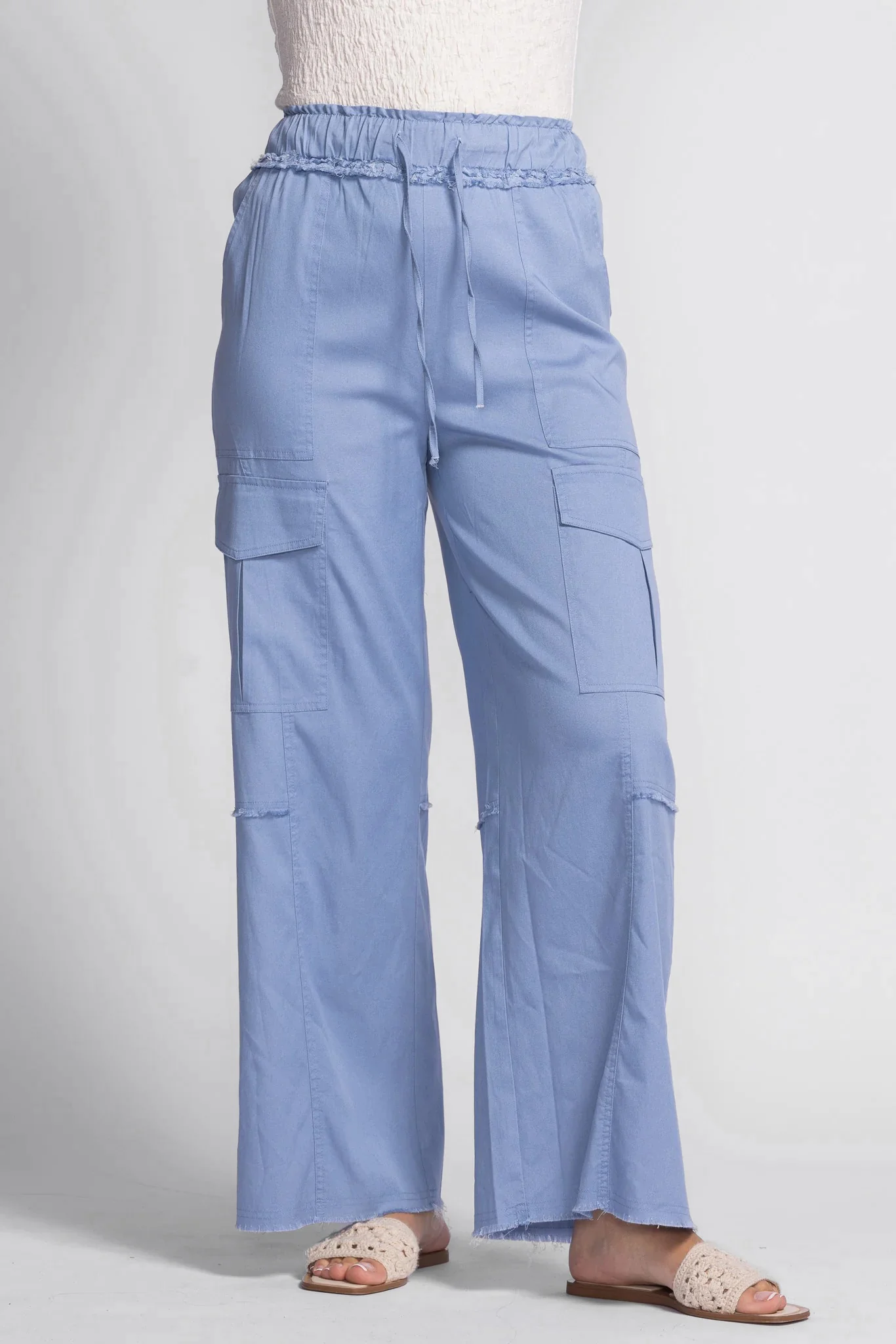 Light Blue Kristy Cargo Pant