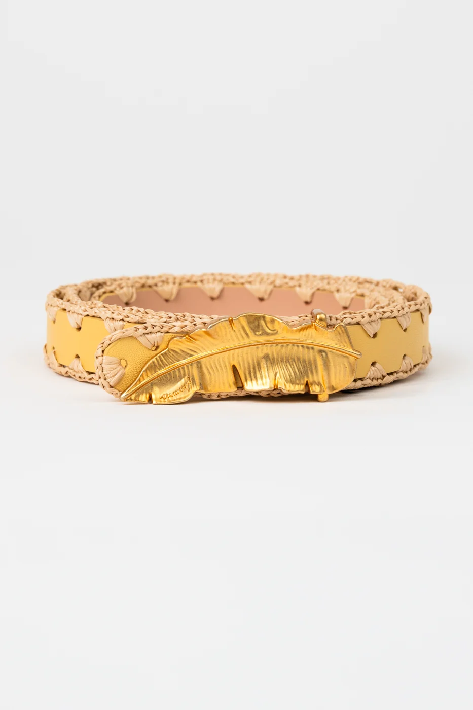 Light Yellow Double Side Belt