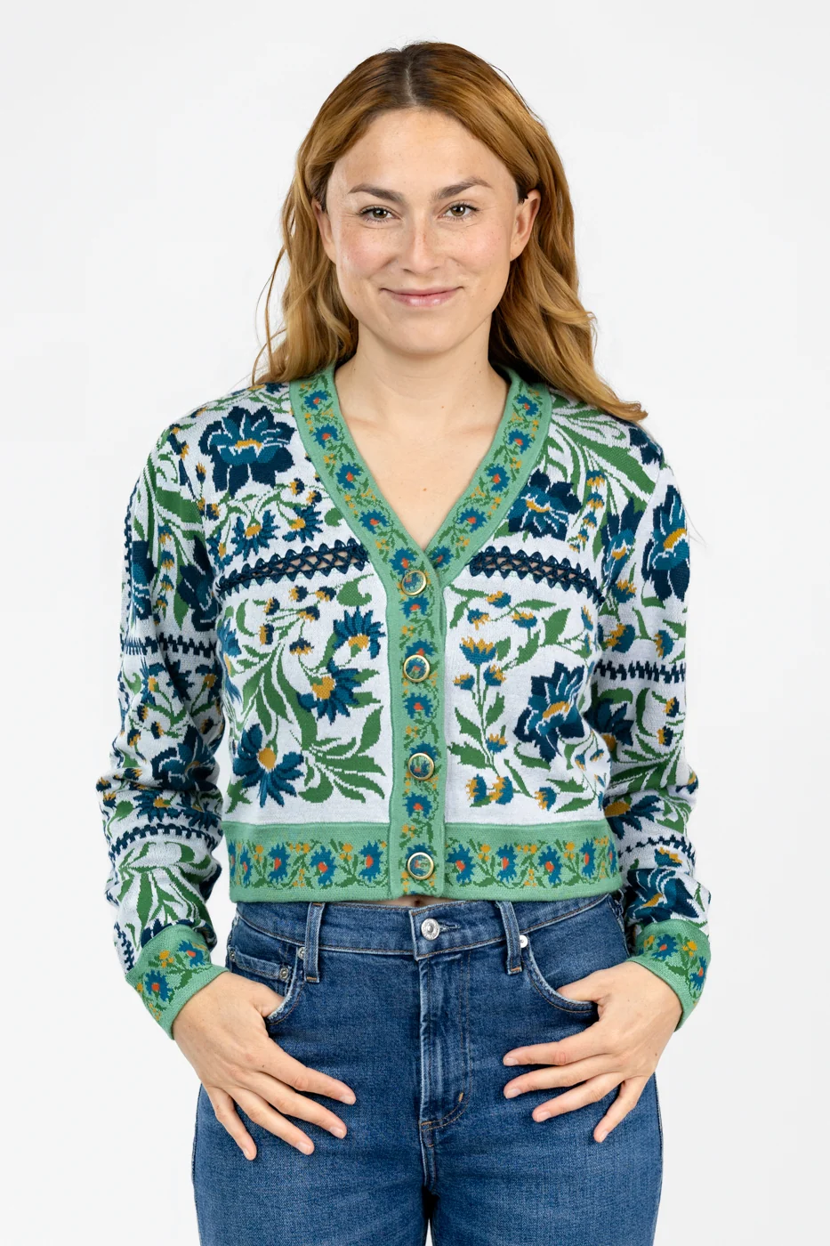 Manoela Off White Knit Cardigan