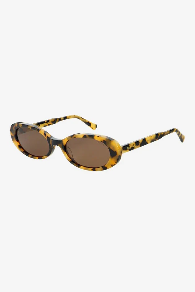 Milky Tortoise Mimi Oval Sunglasses