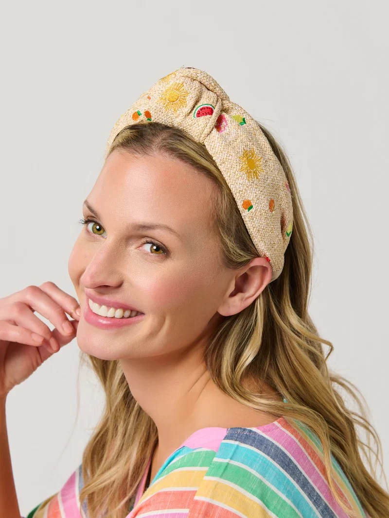 Multi Color Knotted Calypso Headband - Image 2