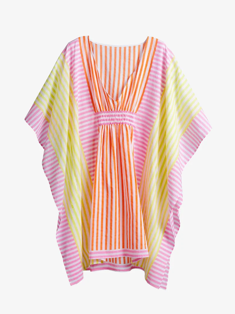 Multi Stripe Kennedy Cover-Up