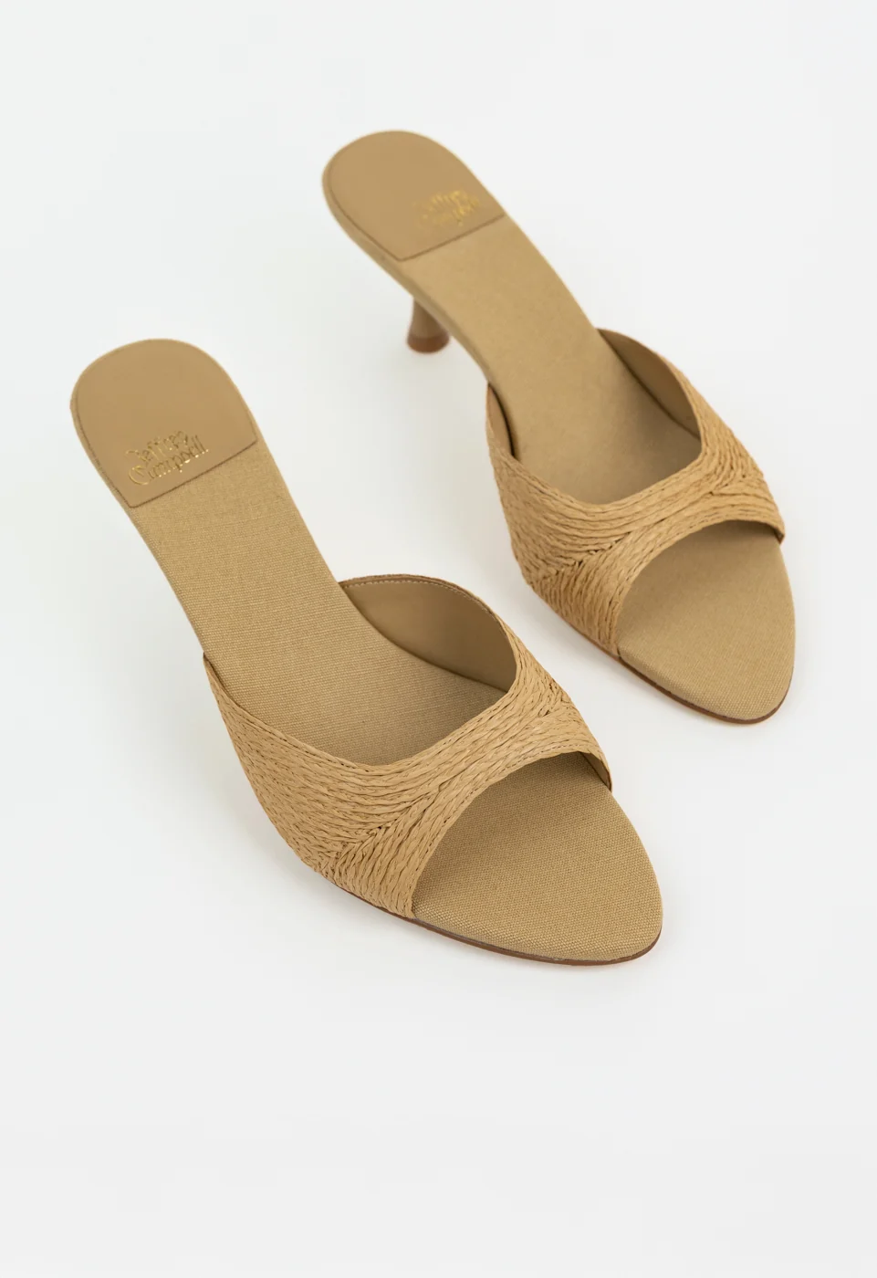 Natural Raffia Spy-Kid Sandal