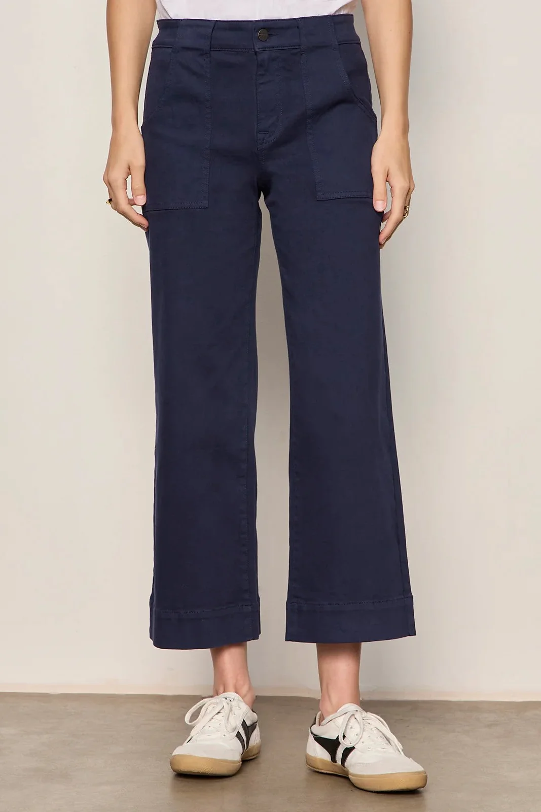 Navy Blue Insider Crop Pant