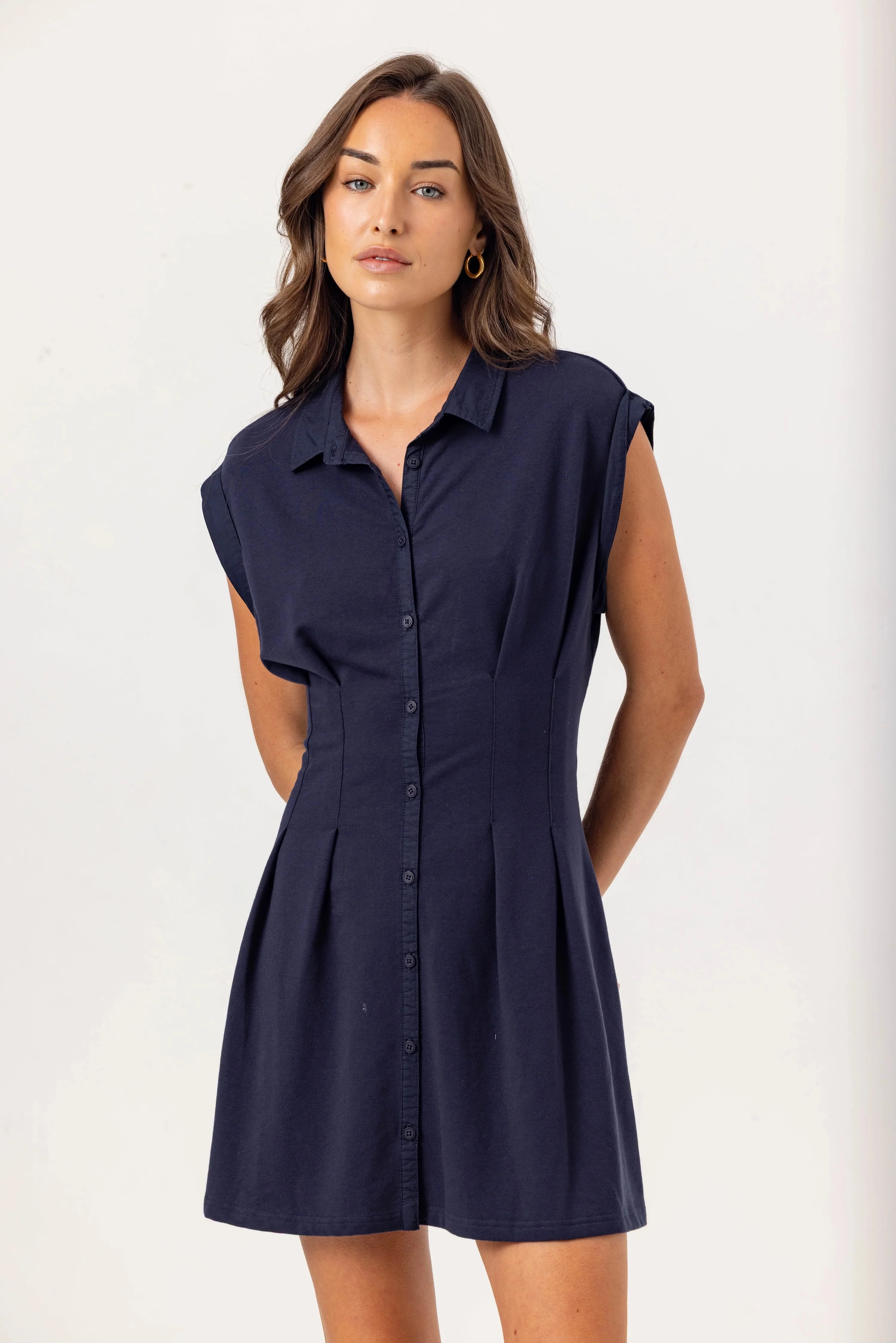 Navy Aerin Mini Dress