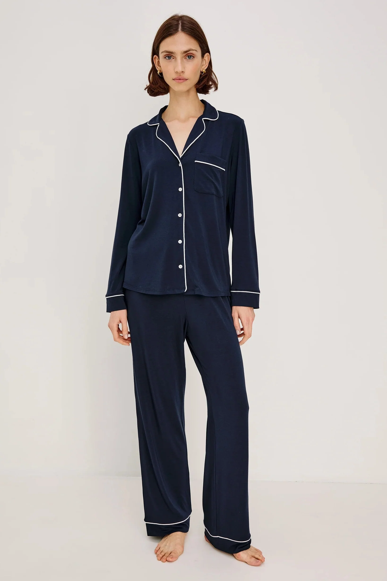 Navy Varra Pajama Set