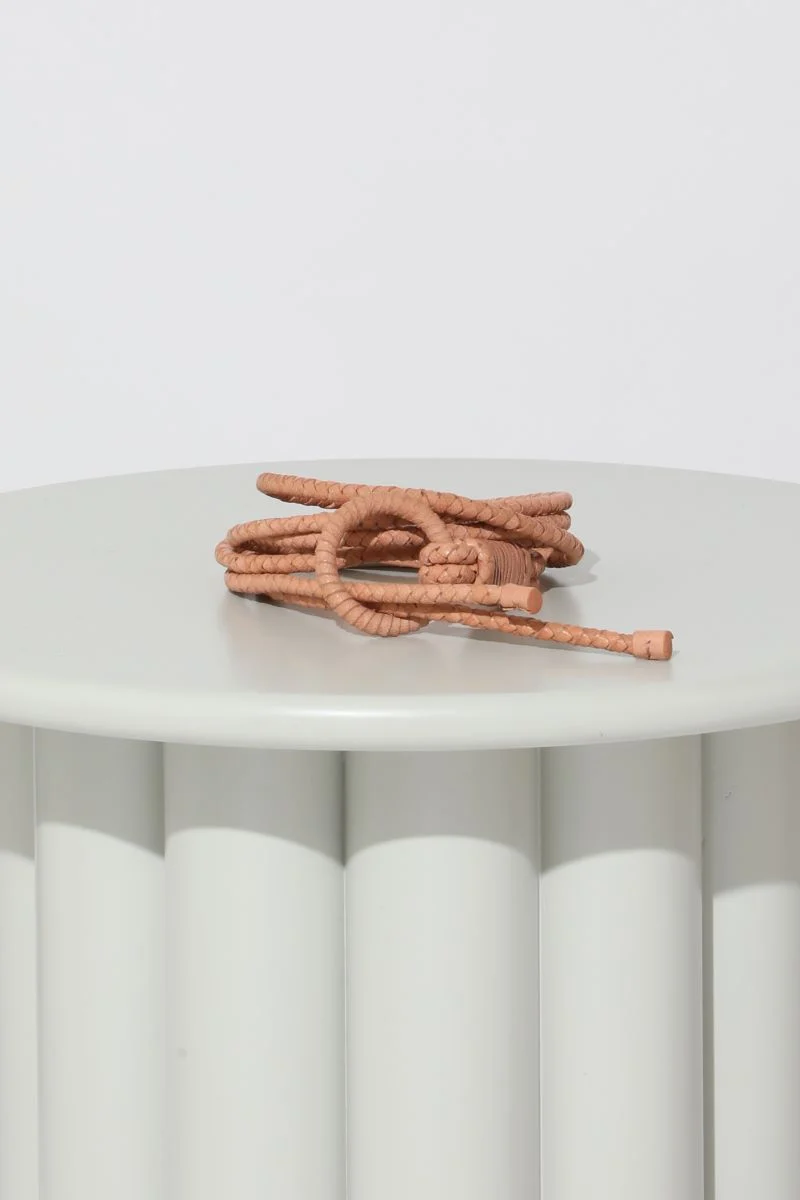 Nude Loop Leather Belt