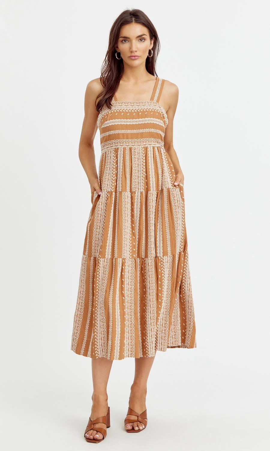 Nutshell Mina Embroidered Dress