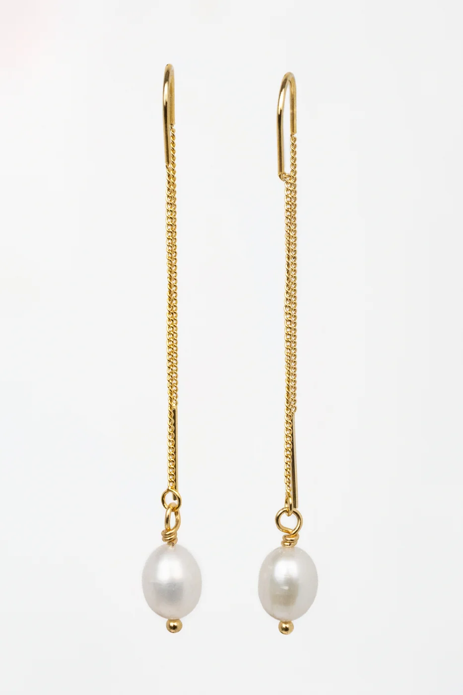 Pearl Threader Earrings
