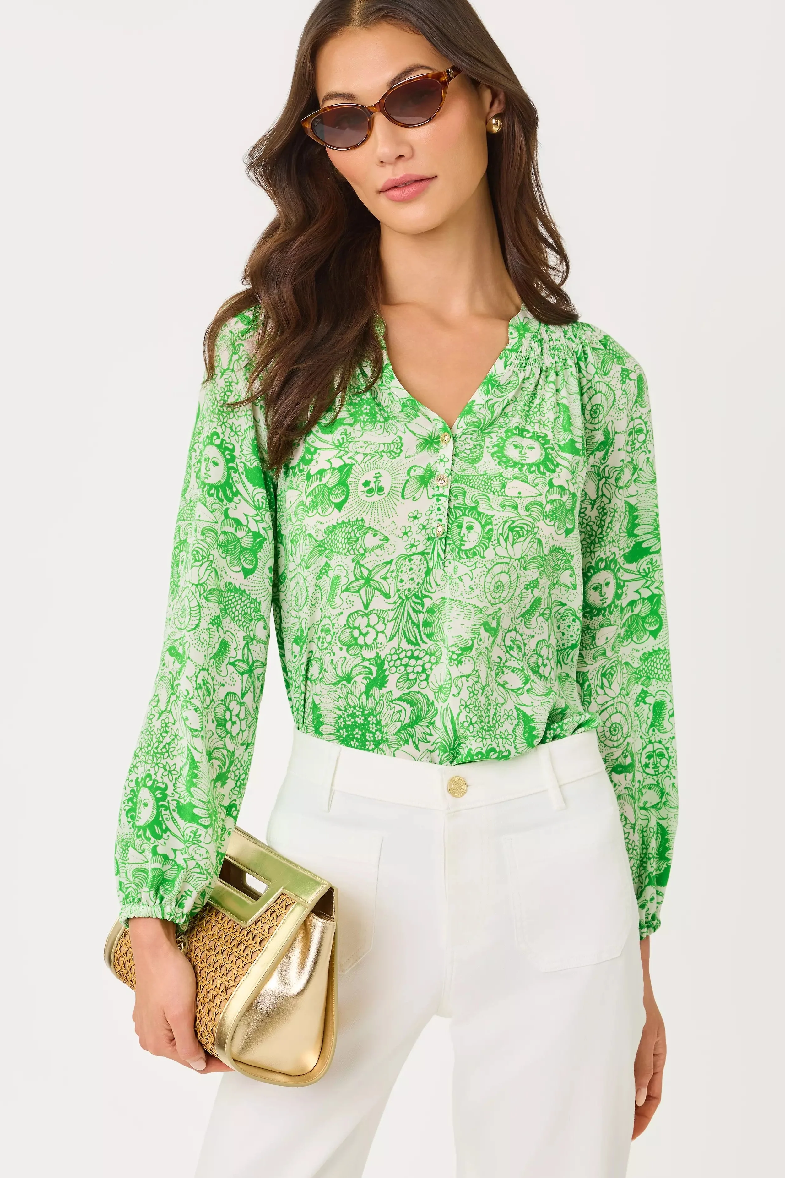 Putting Green Lil Fleur De Lilly Elsa Top