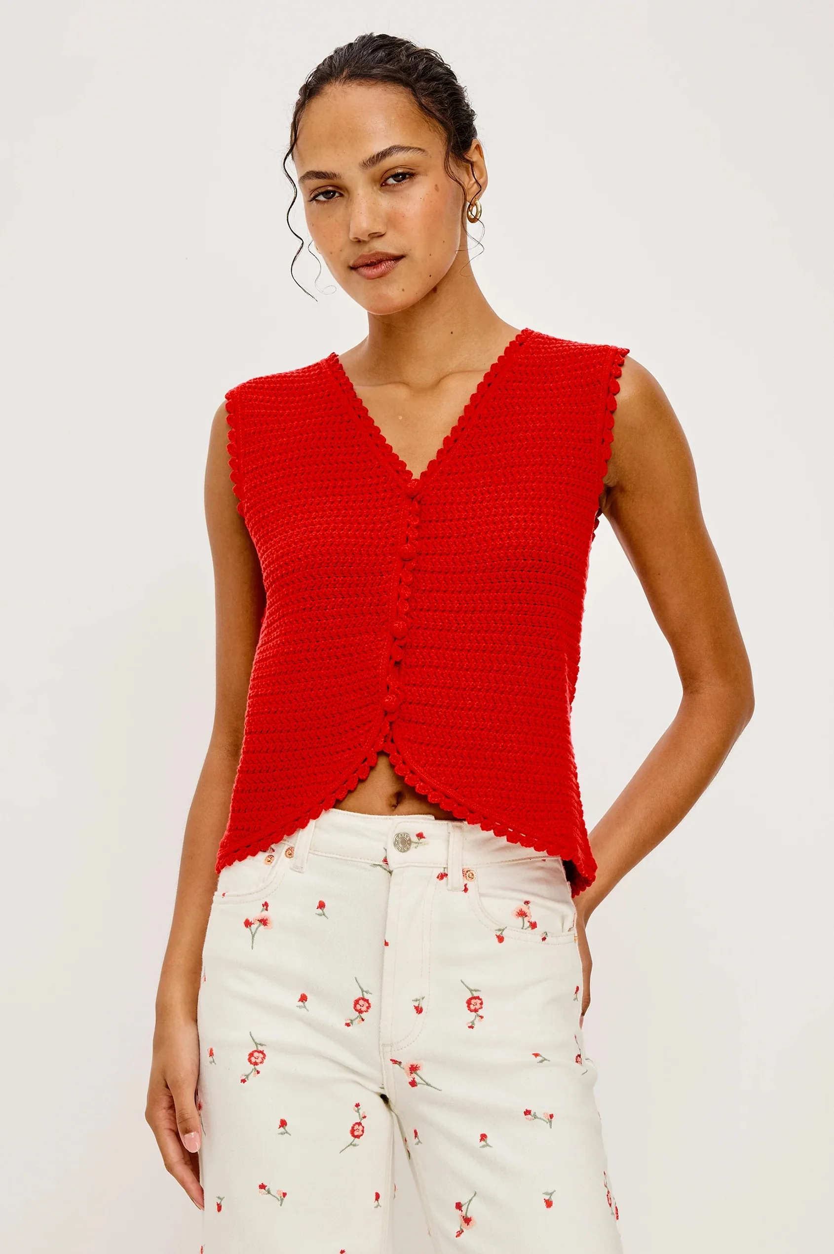 Scarlet Calypso Top
