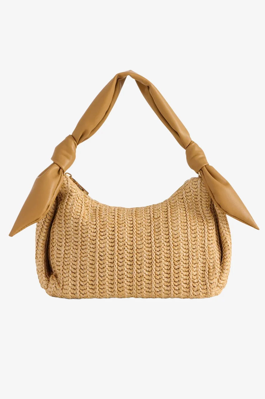Tan Top Handle Riley Bag