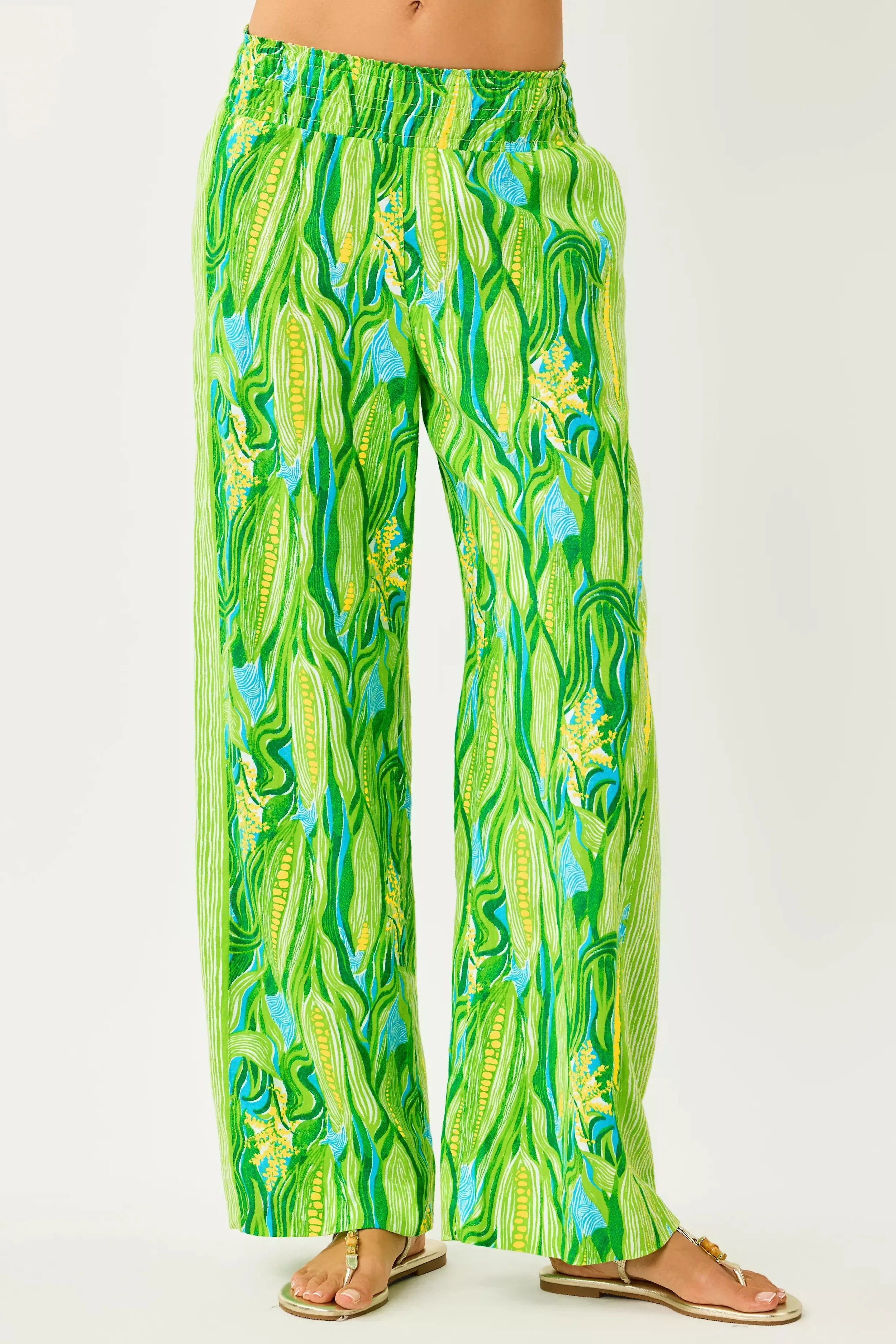 Turquoise Tide Sweet Corn Mirabella Pant