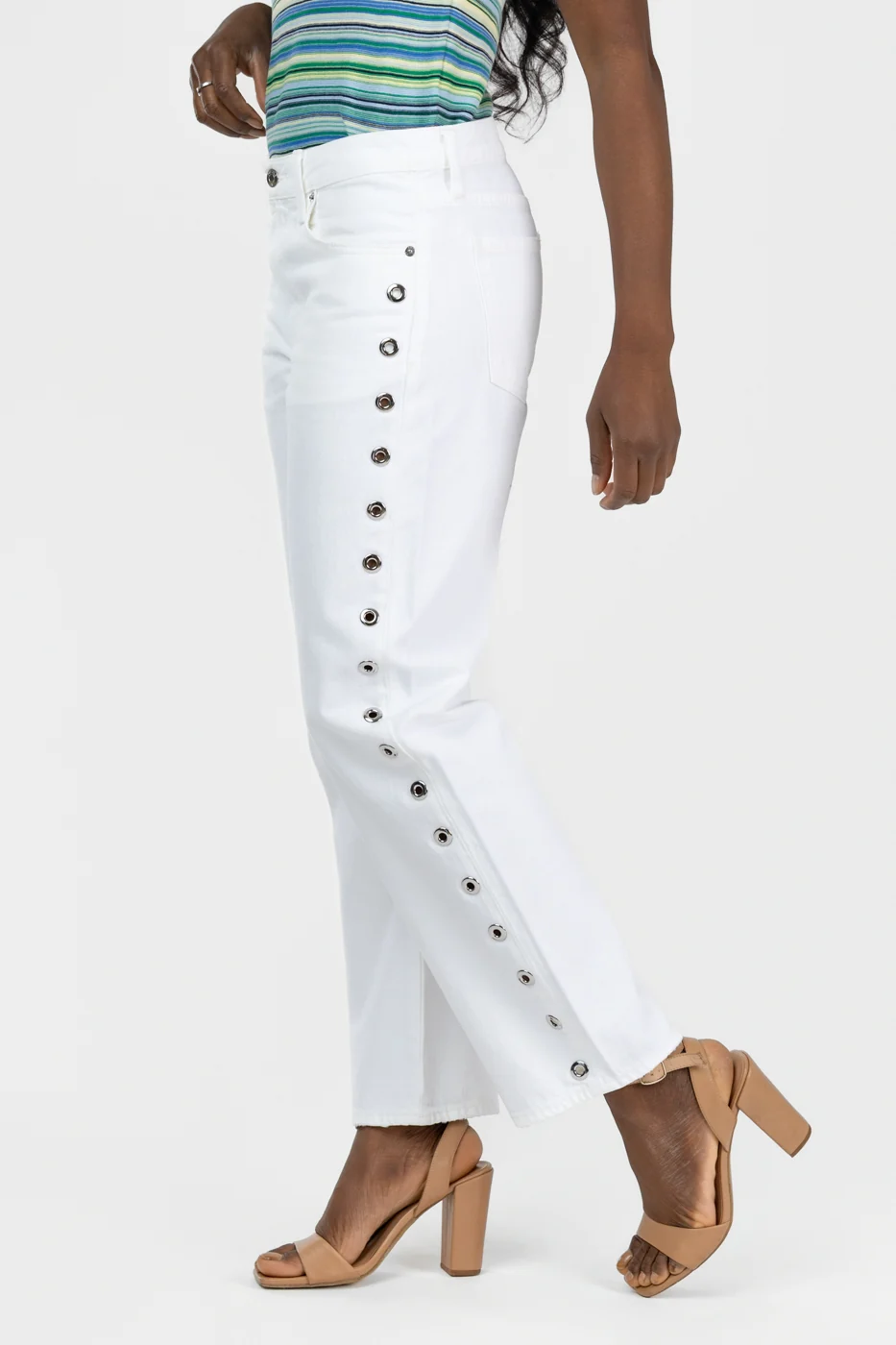 Vivid White Mid Rise Lexi Jean