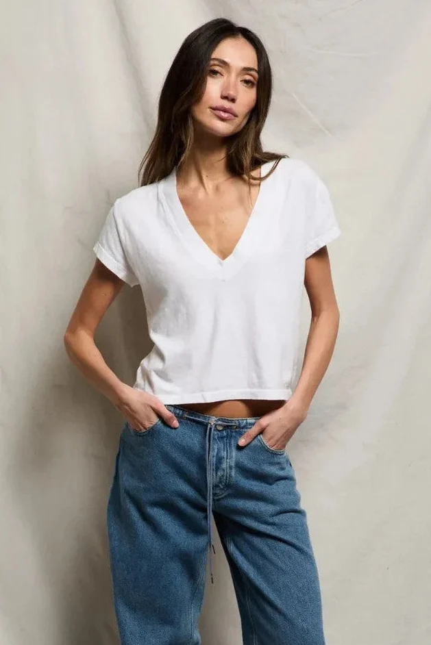 White Alanis Tee