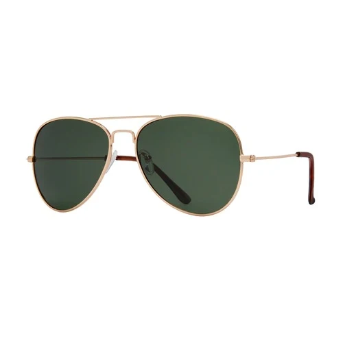 Gold Wright II Aviator Sunglasses